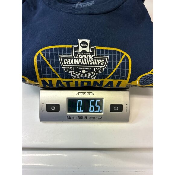 Blue 84 Mens Notre Dame Lacrosse 2023 National Champions Cotton T-Shirt M Navy - Picture 7 of 7